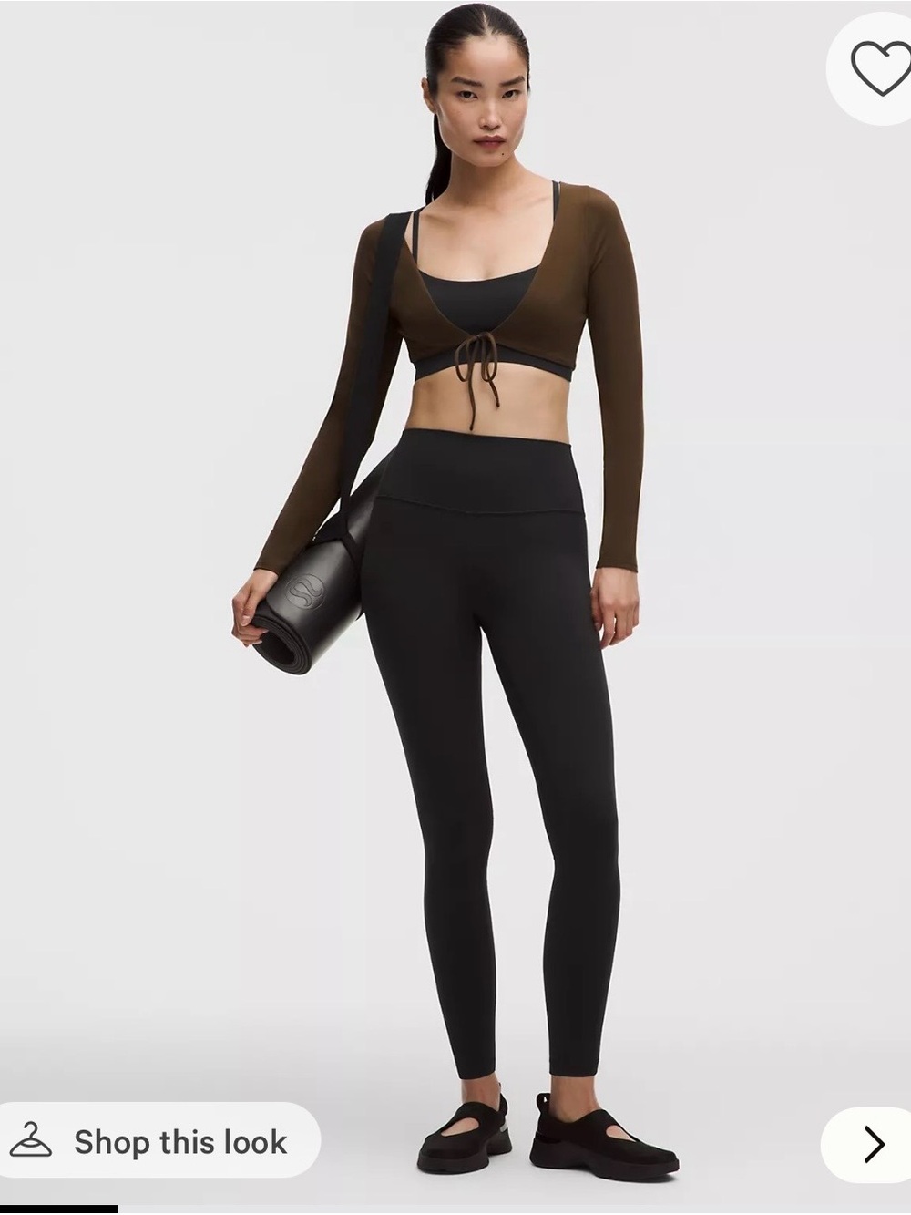 lululemon athletica Align Black High-Rise Leggings, size 6 and 28” inseam